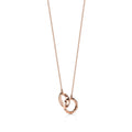 18K Tiffany Atlas X Closed Interlocking Pendant Necklace