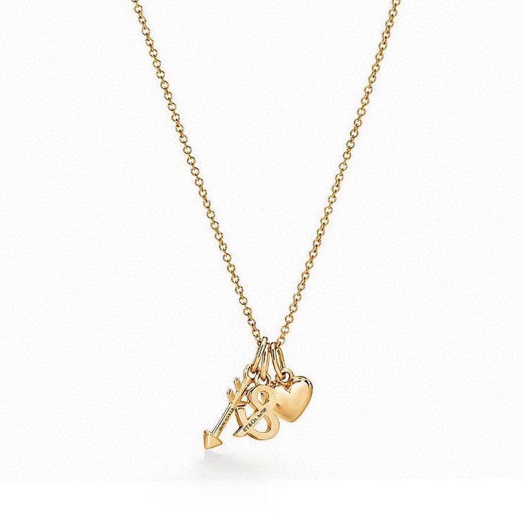 18K Tiffany Wine and Dine Pendant Necklace