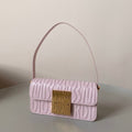 DIOR MEDIUM FLAP BAG 22 IN BABY PINK QUILTED ALLOVER CALFSKIN