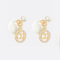 18K Dior Tribales Pearl Earrings