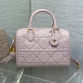 DIOR GROOVE 25 BAG IN LIGHT PINK LAMBSKIN