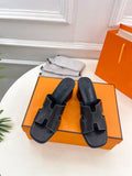 HERMES HELIA 60 SANDAL BLACK